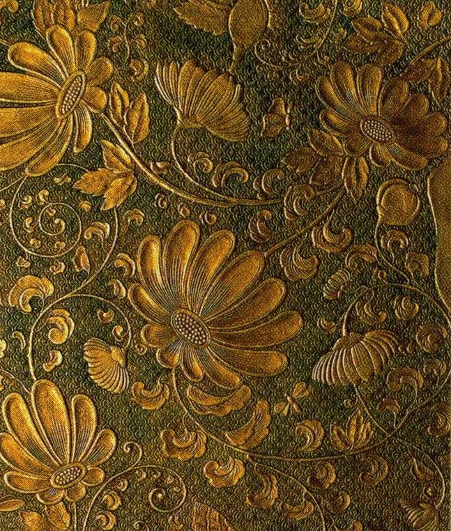 Cuir de cordoue peint