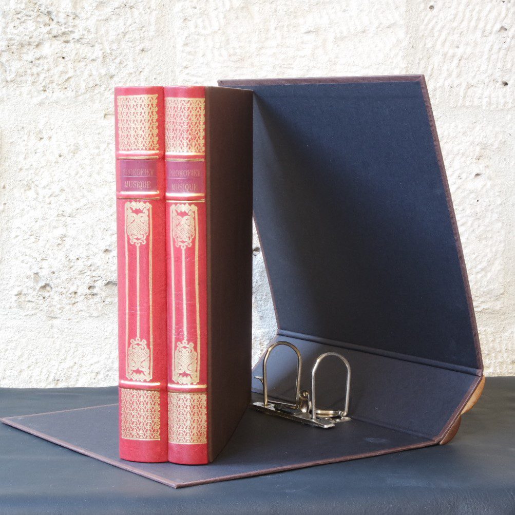 faux livres anciens classeur