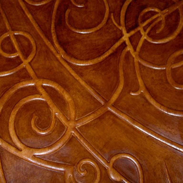 Cuir gaufré